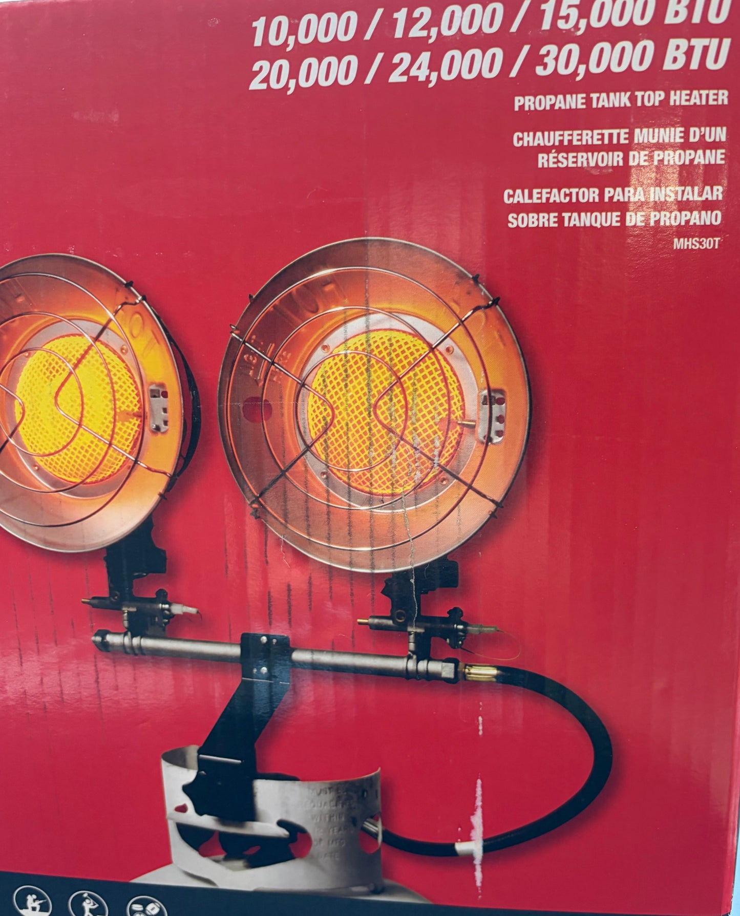 Mr. Heater 10,000/30,000 BTU Propane Tank Top Heater