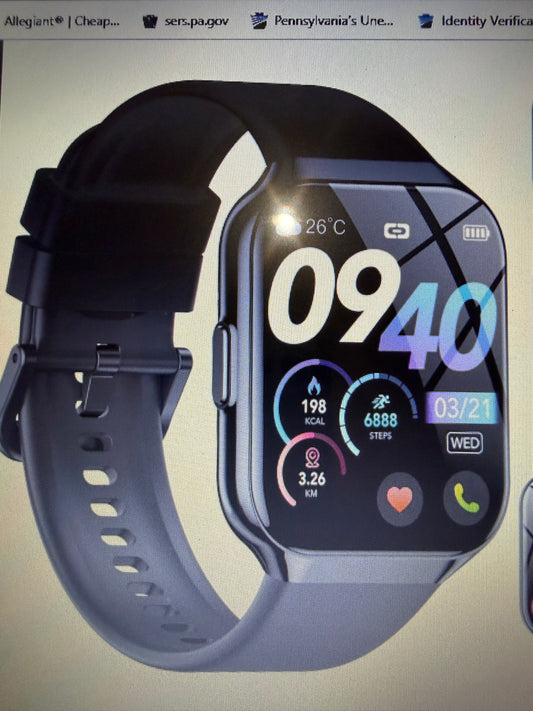 SOUYIE Bluetooth Calling Smart Watch – Fitness Tracker for Android & iPhone
