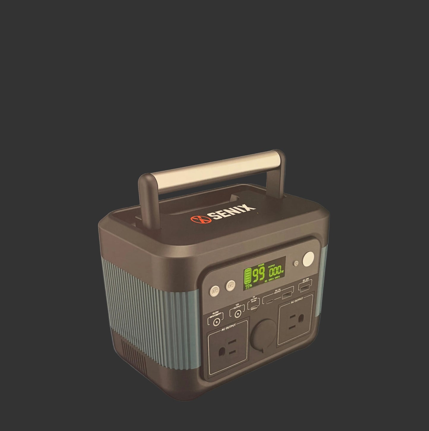 Senix 300W Portable Power Station-600W Peak, Rechargeable Battery Backup