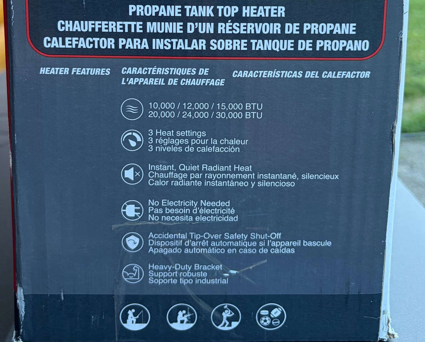 Mr. Heater 10,000/30,000 BTU Propane Tank Top Heater
