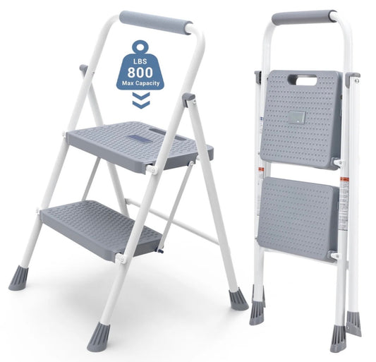 Concetta Step Ladder – 800 lb Capacity, 32.6x20x20 Inch