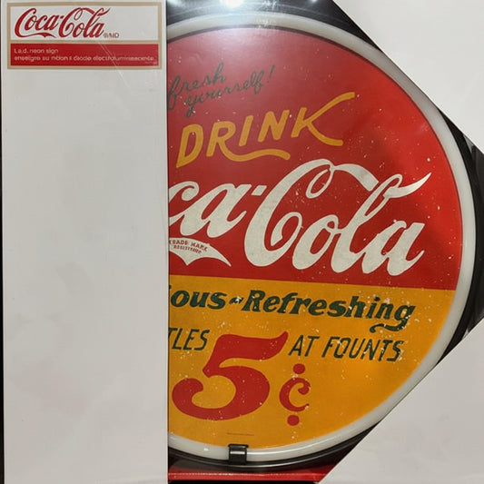 Retro 5 cents Soda LED Neon Sign-Vintage Diner Wall Decor